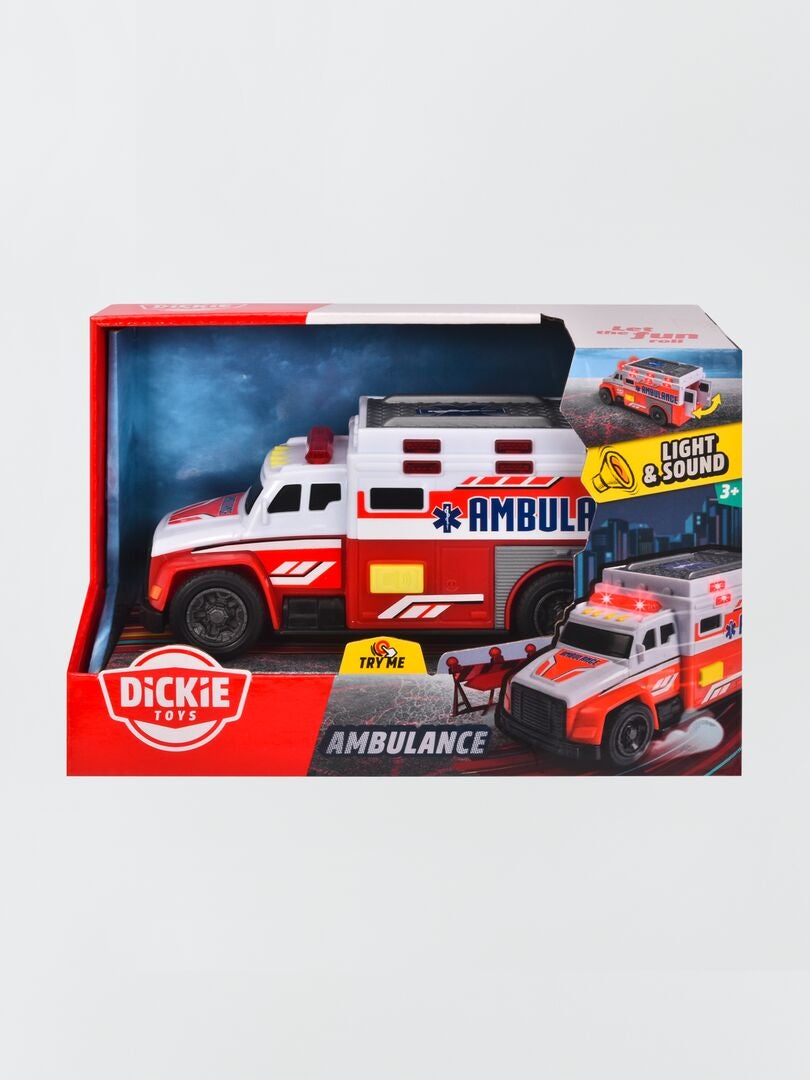 Ambulanza Dickie Toys Con Suoni E Luci Rosso Bianco Kiabi 12 00