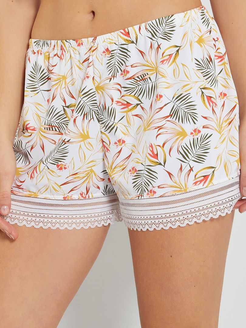 Shorts Envie De Lingerie Bianco Kiabi