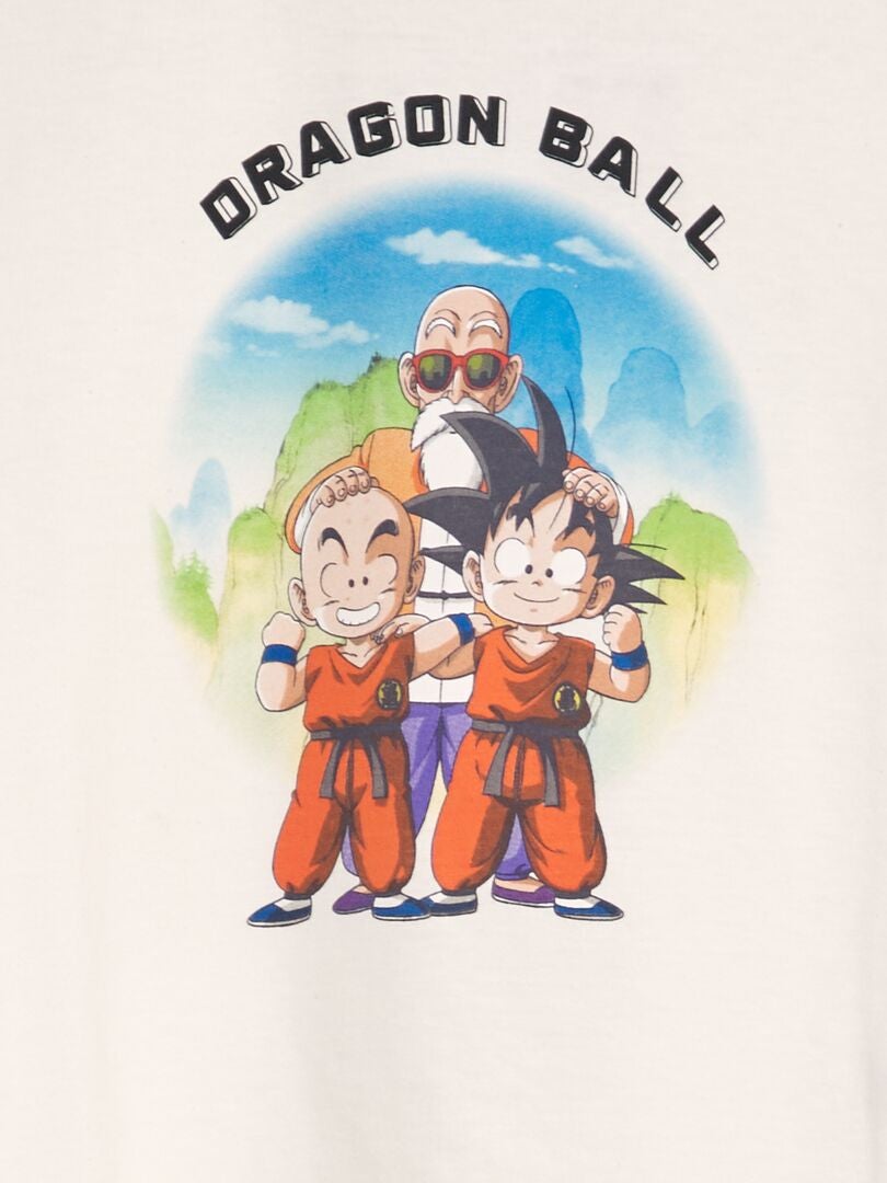 T Shirt In Jersey Dragonball Bianco Kiabi