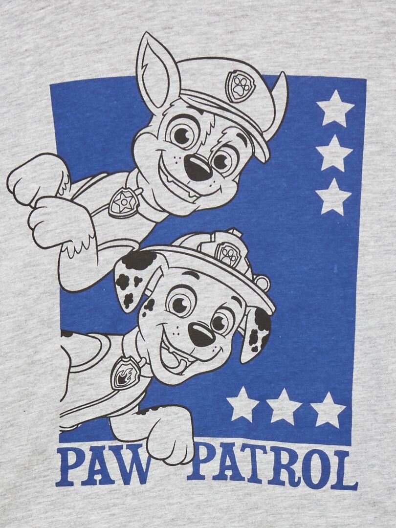 T Shirt Paw Patrol Con Scollo Tondo Grigio Kiabi