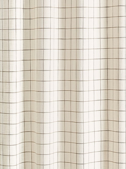 100% cotone tenda a quadri beige LOURMARIN - Kiabi 100% cotone tenda a quadri beige LOURMARIN - Kiabi