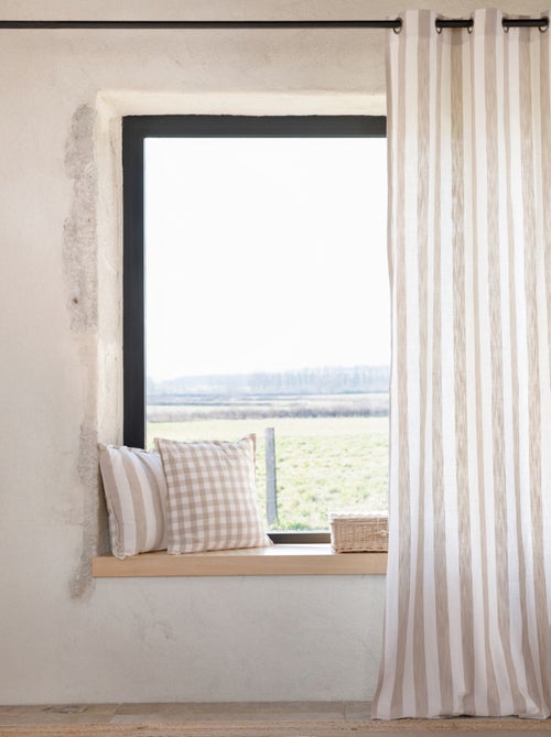 100% cotone tenda a righe larghe LOURMARIN - Kiabi