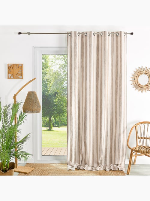 100% cotone tenda a righe larghe LOURMARIN - Kiabi