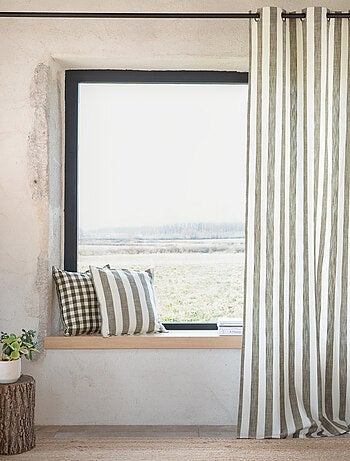 100% cotone tenda a righe larghe LOURMARIN