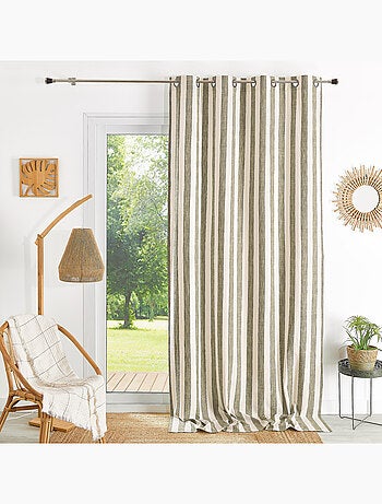 100% cotone tenda a righe larghe LOURMARIN