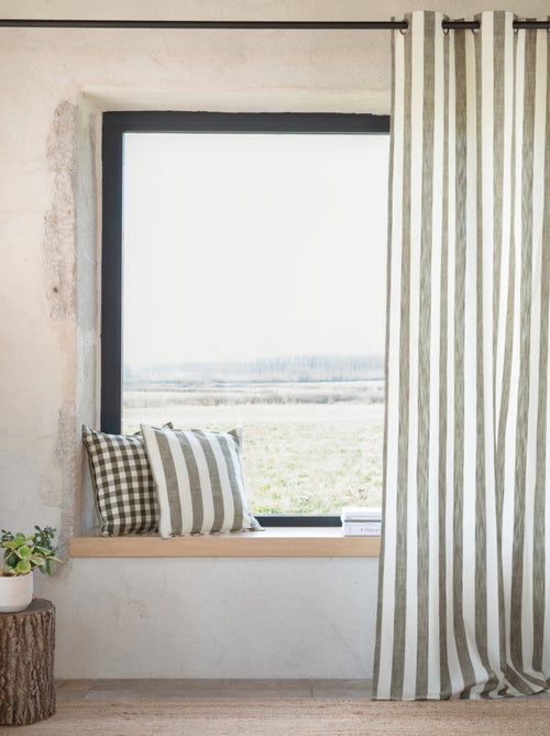 100% cotone tenda a righe larghe LOURMARIN - Kiabi