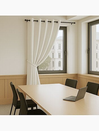 100% ignifuga M1 Tenda oscurante ecru