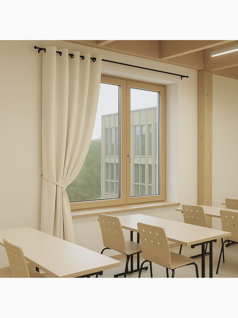 100% ignifuga M1 Tenda oscurante ecru Ecru - Kiabi