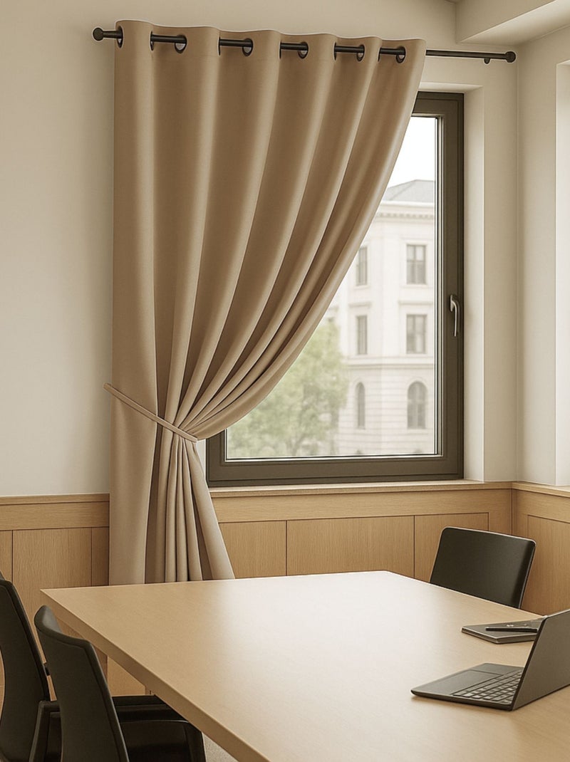 100% ignifuga M1 Tenda oscurante ecru Ecru - Kiabi