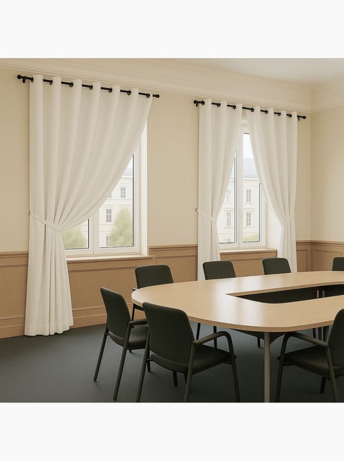 100% ignifuga M1 Tenda oscurante ecru - Kiabi