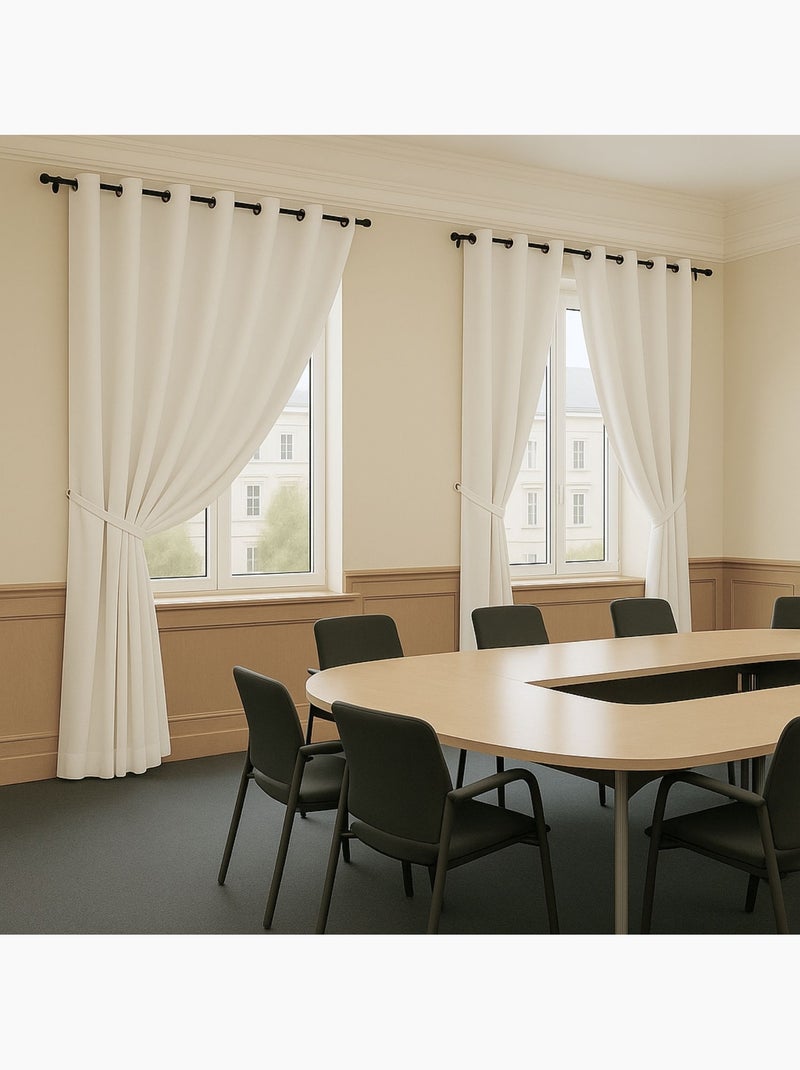 100% ignifuga M1 Tenda oscurante ecru Ecru - Kiabi