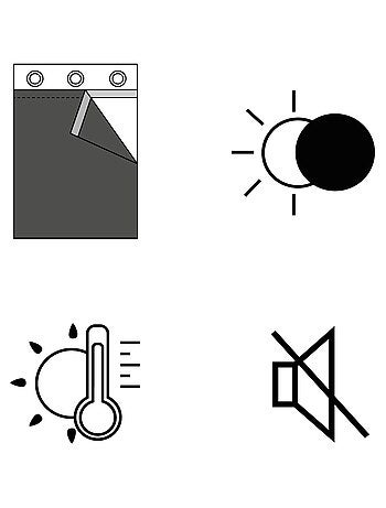 100% oscurante e fodera termica in velcro
