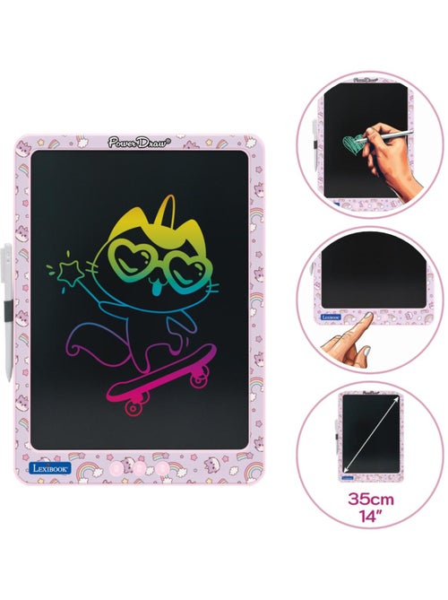 14'' multicolore Eink Tavoletta da disegno con stencil AccessorioPenna da disegno - Kiabi 14'' multicolore Eink Tavoletta da disegno con stencil AccessorioPenna da disegno - Kiabi