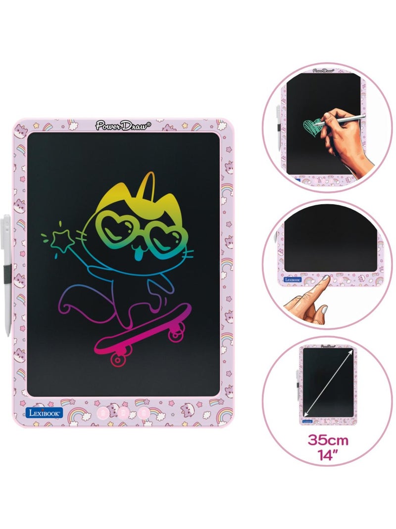 14'' multicolore Eink Tavoletta da disegno con stencil AccessorioPenna da disegno N/D - Kiabi