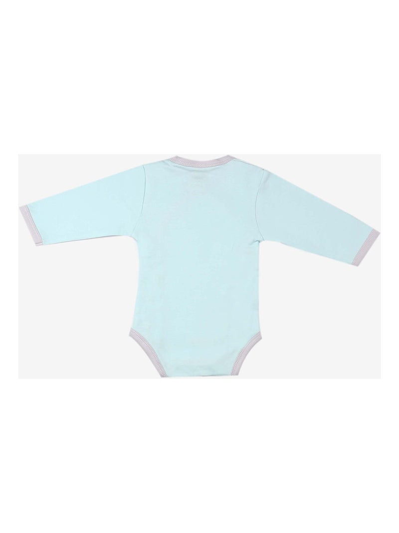 2 body con apertura incrociata - fantasia cagnolini Blu - Kiabi