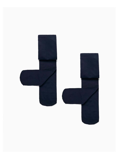 2 Confezione di 40 den collant in microfibra - Kiabi