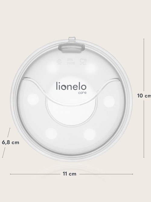 2 custodie per la raccolta del latte LIONELO Milky Plus - 2 x 40 ml - Discrete - Mani libere - Custo - Kiabi