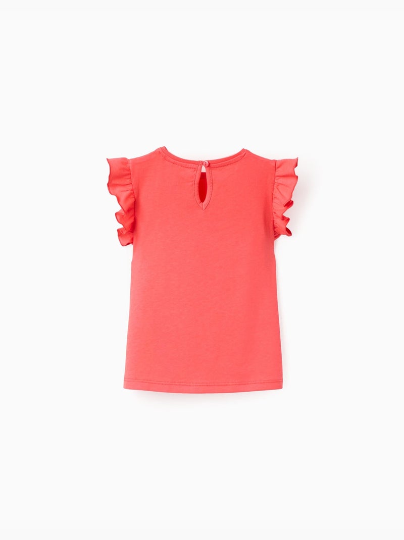 2 magliette in cotone stampate con palme Rosa - Kiabi