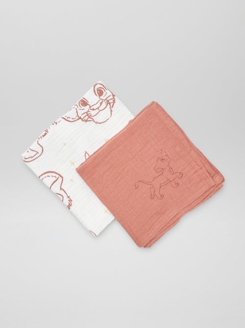 2 mussoline 'Simba' 'Disney' - Kiabi 2 mussoline 'Simba' 'Disney' - Kiabi