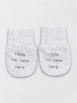 Neonato 0-36 mesi - 2 paia di muffole 'eco-concept' - Kiabi