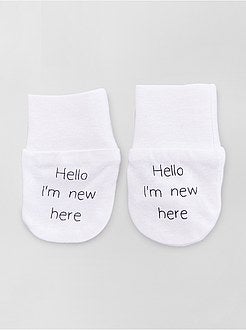 Neonato 0-36 mesi - 2 paia di muffole 'eco-concept' - Kiabi