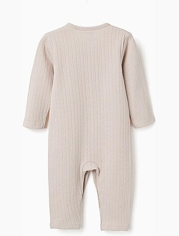 2 Tutina in cotone a coste/lisci