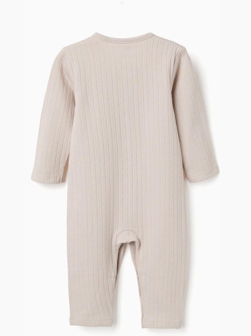 2 Tutina in cotone a coste/lisci - Kiabi