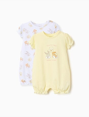 2 tutine in cotone con Looney Tunes