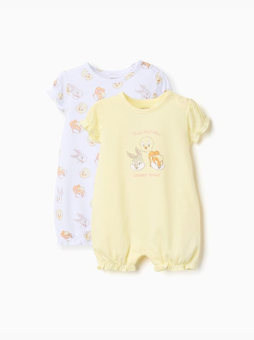 2 tutine in cotone con Looney Tunes - Kiabi
