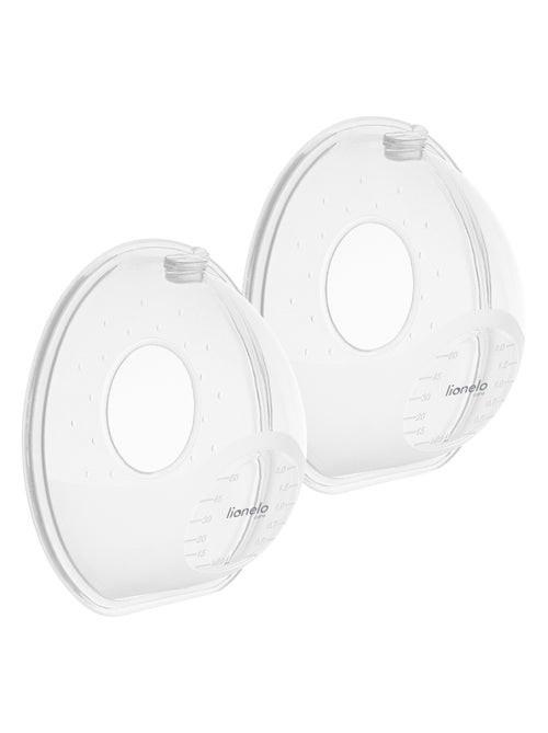 2 x contenitori raccoglilatte LIONELO Milky Simple - 2 x 60 ml - Discreti - Mani libere - Senza BPA - Kiabi