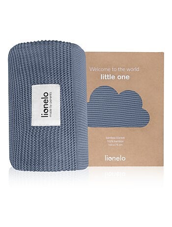 2 x Coperta in bambù - LIONELO - 75 x 100 cm - Coperta per passeggino - Ipoallergenica