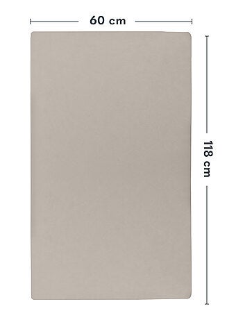 2 x Lenzuola con angoli in bambù per lettino - LIONELO - Lettino da viaggio - 120 x 60 cm - Universa