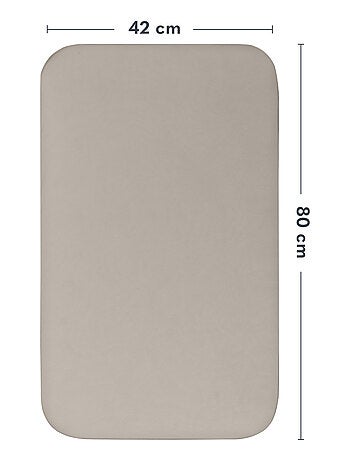 2 x Lenzuola con angoli in bambù per lettino per bambini - LIONELO - Co-sleeping e culla - 80 x 40 c