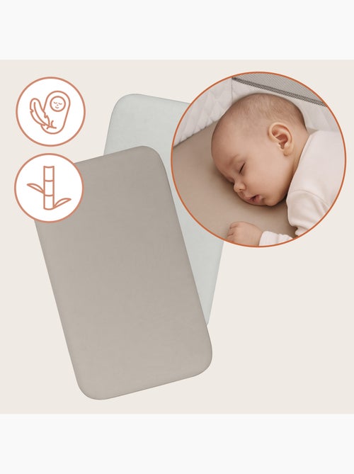 2 x Lenzuola con angoli in bambù per lettino per bambini - LIONELO - Co-sleeping e culla - 80 x 40 c - Kiabi 2 x Lenzuola con angoli in bambù per lettino per bambini - LIONELO - Co-sleeping e culla - 80 x 40 c - Kiabi