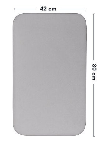 2 x Lenzuola con angoli in bambù per lettino per bambini - LIONELO - Co-sleeping e culla - 80 x 40 c