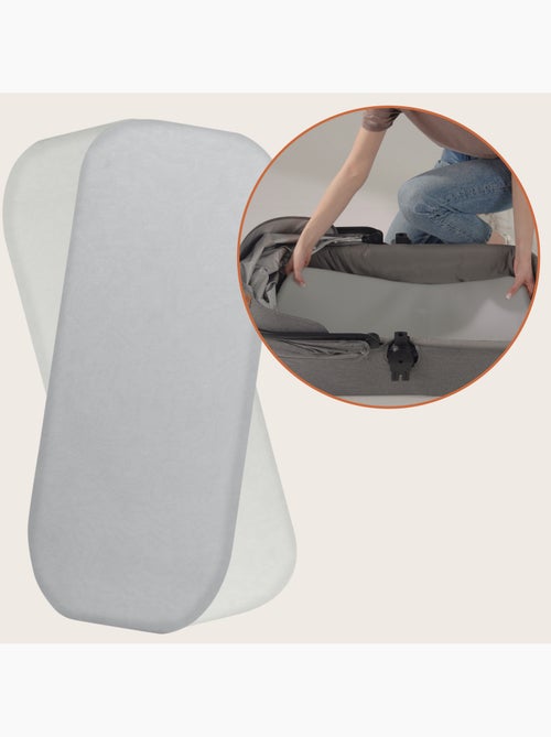 2 x Lenzuoli con angoli in bambù per culle - LIONELO - Universali - 70 x 30 cm - Kiabi