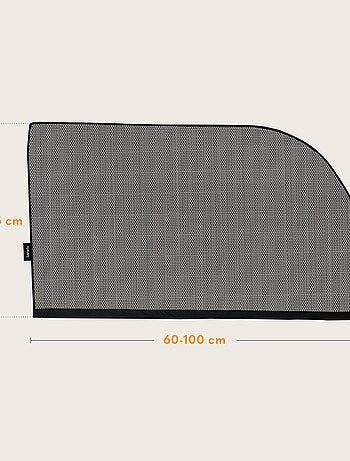 2 x Parasole per auto LIONELO 65x100 cm - Copre il 100% del finestrino - Universale - Protezione UV