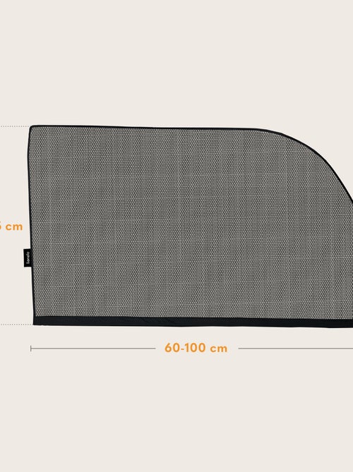 2 x Parasole per auto LIONELO 65x100 cm - Copre il 100% del finestrino - Universale - Protezione UV - Kiabi