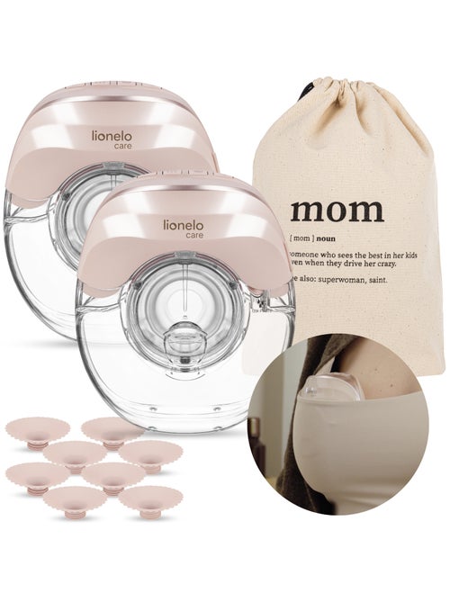 2 x Tiralatte a mani libere LIONELO Fidi Free Slim - Discreto - 150 ml - 4 misure - 3 ore senza fili - Kiabi