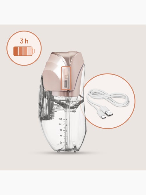 2 x Tiralatte a mani libere LIONELO Fidi Free Slim - Discreto - 150 ml - 4 misure - 3 ore senza fili - Kiabi