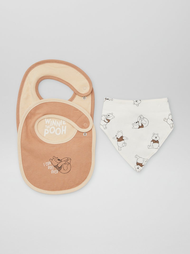 3 bavaglini dinosauri BEIGE - Kiabi