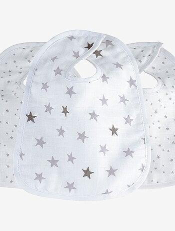 3 bavaglini per la prima infanzia