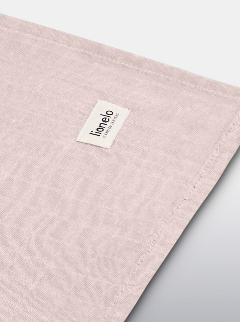 3 fasce per neonati in cotone e bambù naturale LIONELO - 120x120 Beige - Kiabi