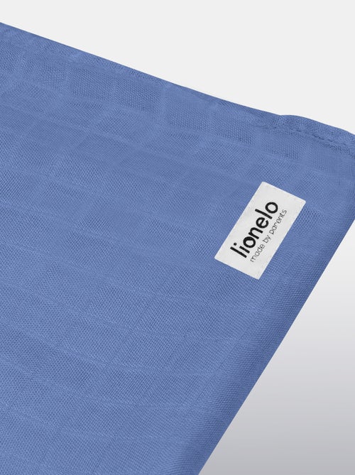 3 fasce per neonati in cotone e bambù naturale LIONELO - 120x120 - Kiabi