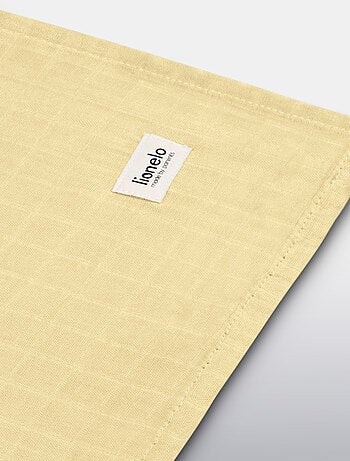 3 fasce per neonati in cotone e bambù naturale LIONELO - 120x120