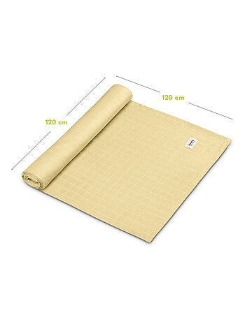 3 fasce per neonati in cotone e bambù naturale LIONELO - 120x120