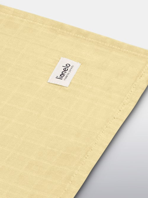 3 fasce per neonati in cotone e bambù naturale LIONELO - 120x120 - Kiabi