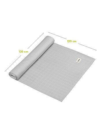 3 fasce per neonati in cotone e bambù naturale LIONELO - 120x120