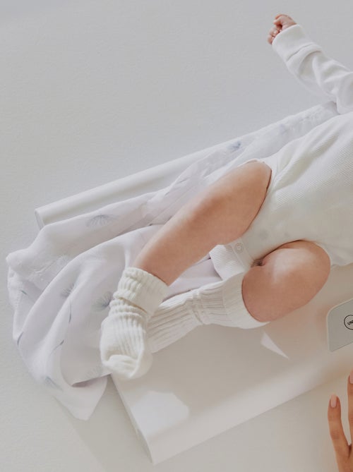 3 fasce per neonati in cotone e bambù naturale LIONELO - 70x70 cm - Antibatteriche - Kiabi