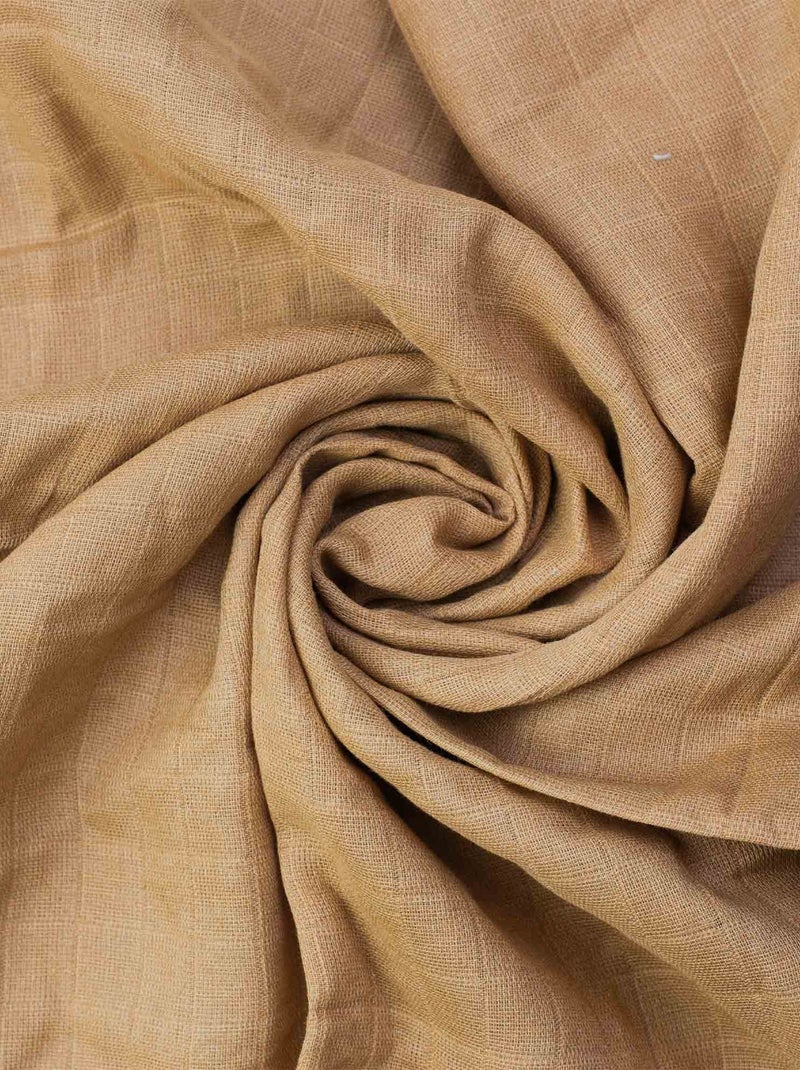 3 mussole morbide per bambino Marrone caramello - Kiabi
